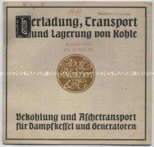 Verladung, Transport und Lagerung von Kohle