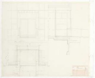 Zentralbibliothek der Landbauwissenschaft, Bonn Neubau: Eingangstür, Bauteil II, 1:10