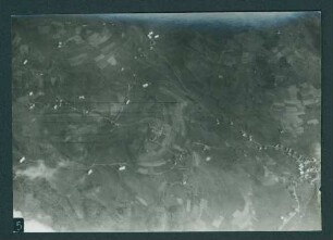 Foto französischer und deutscher Stellungen westlich von Urbeis (Orbey) (Luftbild)