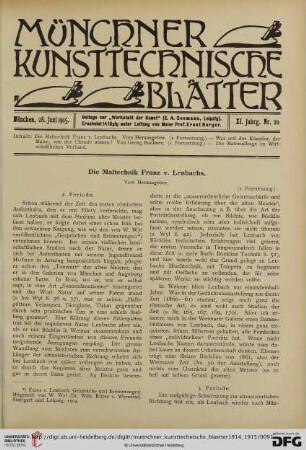 Nr. 20 (28. Juni 1915)