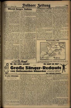 Zweite Ausgabe vom Samstag, den 08. Februar 1930.