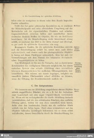 C. Der Astigmatismus