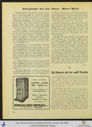 Die Kaiserin mit den zwölf Hemden.