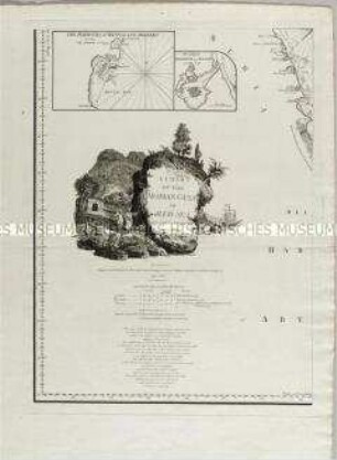 A Chart of the Arabian Gulf or Red Sea. Mit neun Nebenkarten und vielen Aufrissdarstellungen