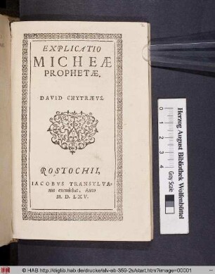 Explicatio Micheae prophetae