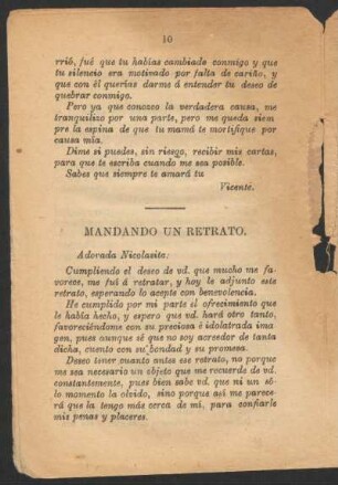 Mandano un retrato.