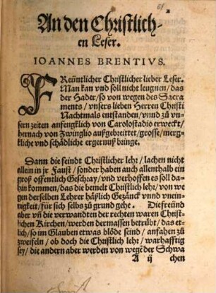 Von der Mayestet Unsers lieben Herrn und einigen Heilands Jesu Christi