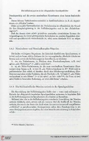 5.4.3 Die Schlüsselrolle der Nomina actionis in der Sprachgeschichte