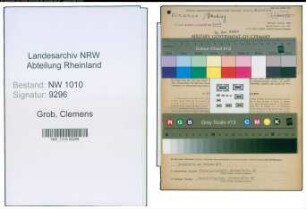 Entnazifizierung Clemens Grob , geb. 11.07.1910 (Bankangestellter)