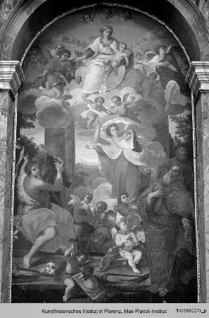 Heilige Teresa umgeben von Heiligen