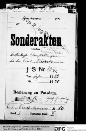 Kleinsiedlungen im Kreise Niederbarnim