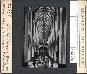 Augsburg:St. Ulrich und Afra, Mittelschiff und Chor