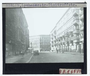 Berlin, Lychener Str., Blick in Richtung Danziger Str.