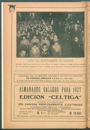 [Vista del festival de la sociedad] Hijos del Ayuntamiento de Cospeito