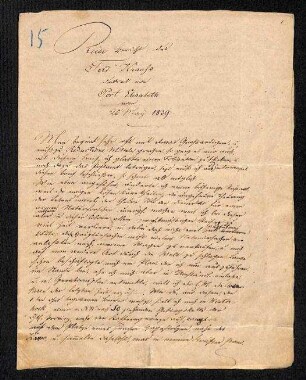Reisebericht von Ferdinand Krauss