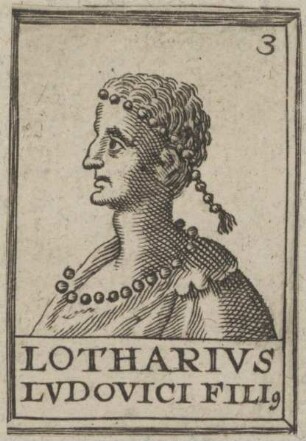 Bildnis von Lotharivs, Kaiser des Römisch-Deutschen Reiches