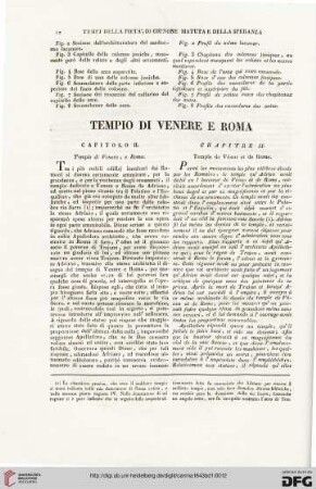 Capitolo II: Tempio di Venere e Roma / Chapitre II: Temple de Vénus et de Rome
