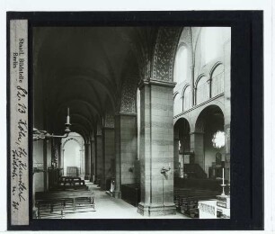Köln, St. Kunibert : Innenansicht, S-Seitenschiff n. W