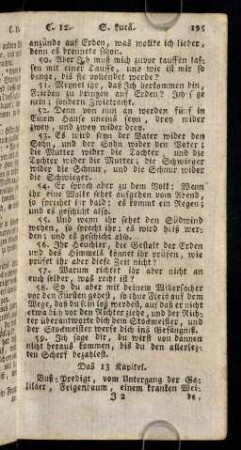195-204, Das 13. - 15. Kapitel