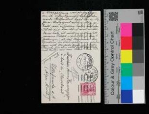 Postkarte von Eduard Kannengiesser an Anna Kannengiesser