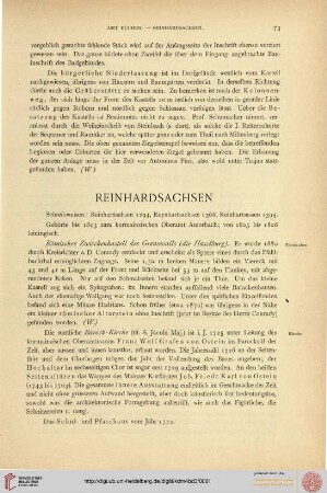 ⟦Reinhardsachsen⟧