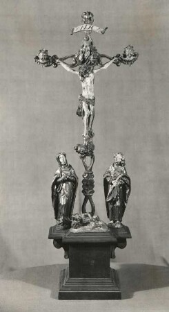 Kruzifix (Heilige Dreifaltigkeit mit Maria und Johannes). Stadtkirche St. Marien, Marienberg