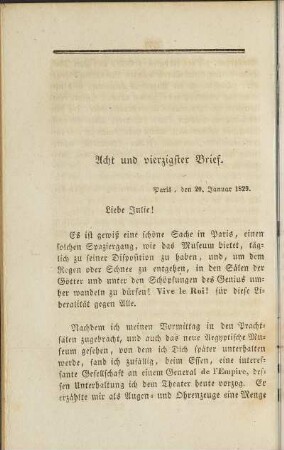 Acht und vierzigster Brief.