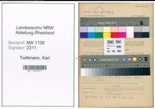 Entnazifizierung Karl Twittmann , geb. 29.04.1910 (Polizist)