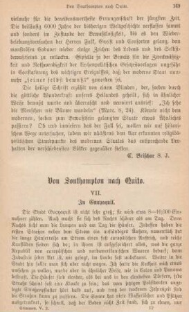 169-181 Von Southampton nach Quito : Fortsetzung