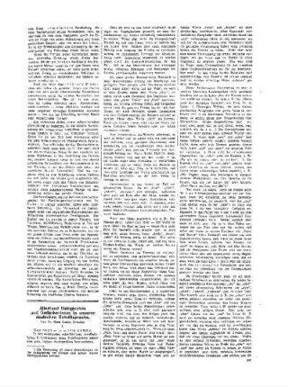 Allerhand Unlogisches und Gedankenloses in unserer deutschen Schriftsprache : (Fortsetzung folgt)