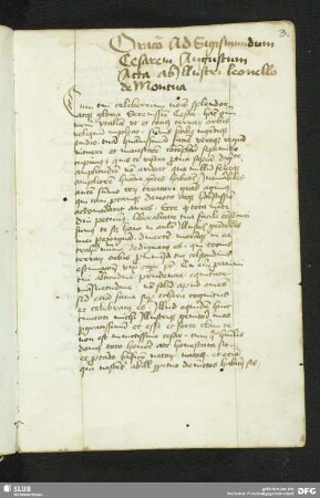 3r-10r: Zwei Reden an Kaiser Sigismund