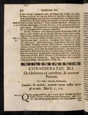 300-327, Consideratio XLI.-XLIV.