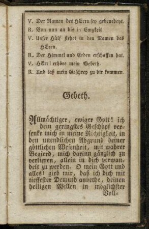 Gebeth. - Gebeth. Von dem bitteren Leiden und Sterben Jesu Christi.
