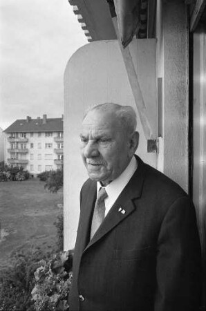 85. Geburtstag des Ehrenvorsitzenden der Arbeiterwohlfahrt Karlsruhe Karl Siebert