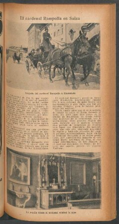 El cardenal Rampolla en Suiza