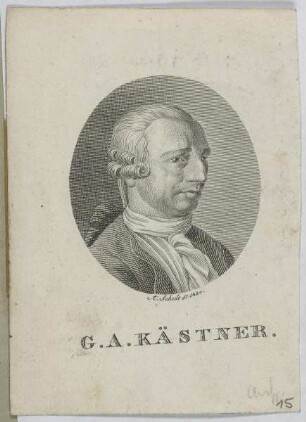 Bildnis des Abraham Gotthelf Kästner
