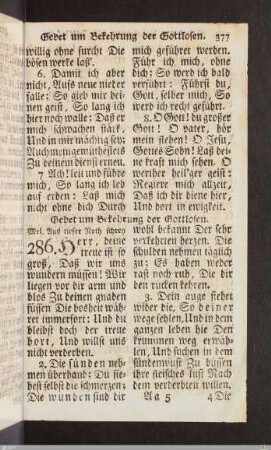 Gebet um Belehrung der Gottlosen.