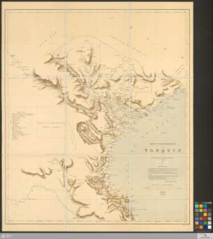 Carte Topographique du Tonquin