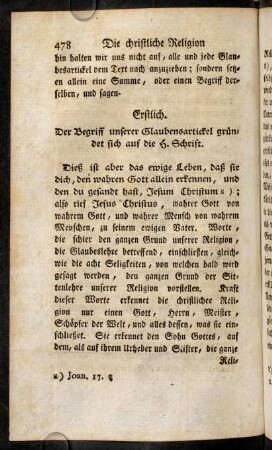 478-484, Erstlich. Der Begriff unserer Glaubensartickel gründet sich auf die h. Schrift.