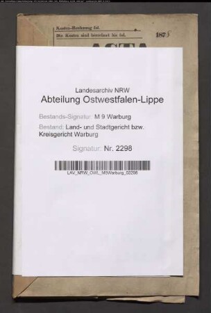 Erblasser: Müller, Wilhelm; Erblasser: Müller, Marie, geb. Richter: