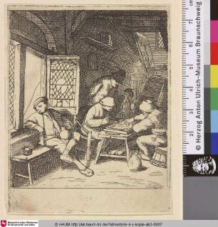 [Die Brettspieler; The Backgammon players; Le trictrac]