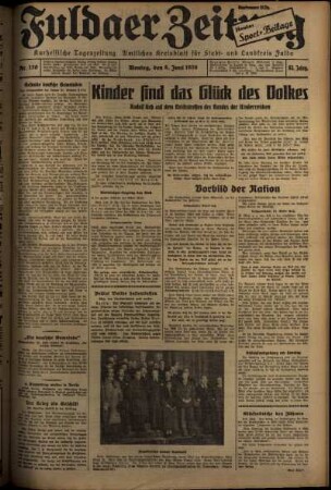 Ausgabe vom Montag, den 08. Juni 1936.
