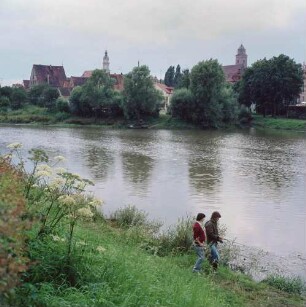 Blick über die Wörnitz nach Donauwörth