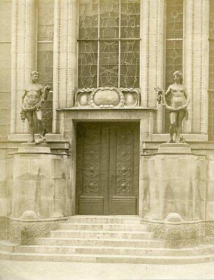 Billing, Hermann; Kiel (Schleswig-Holstein); Rathaus - Eingangstür