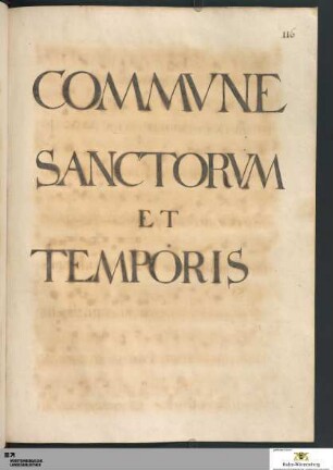 Commune sanctorum et temporis