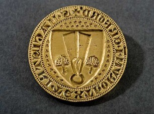 Siegelstempel der Tuchmacherzunft Erfurt