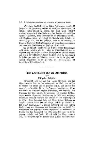 Die Reformation der Astronomie