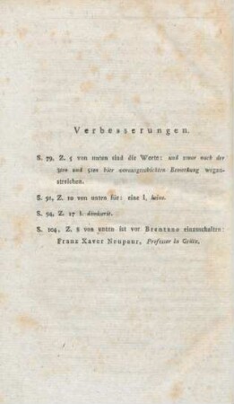206 Verbesserungen