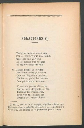 Relaciones