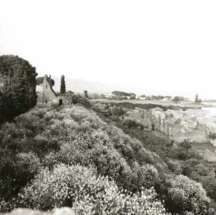 Pompeji. Stadtmauer mit Merkurturm